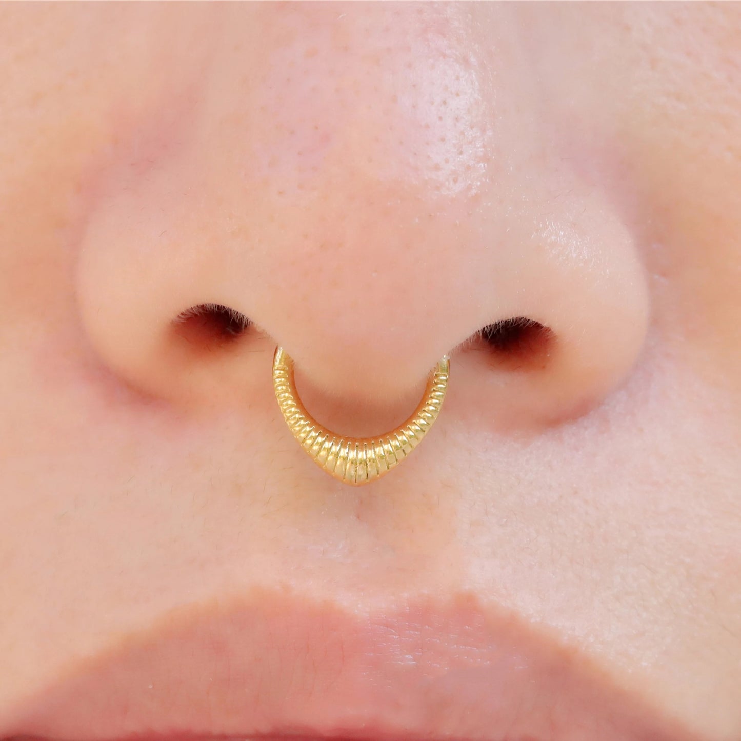 16G 316L Surgical Steel Septum Ring/ Gold Septum Clicker/ Hinged Septum Ring/Septum Piercing Jewelry/Goth Septum Hoop 1.2*8/10mm Silver Gold Miss Vivi Jewelry